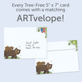 Load image into Gallery viewer, The envelope for Tree-Free’s The Best Grandad card, along with the following text: “Every Tree-Free 5x7 card comes with a matching ARTvelope!”