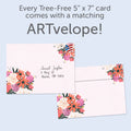 Load image into Gallery viewer, The envelope for Tree-Free’s Beautiful Wife card, along with the following text: “Every Tree-Free 5x7 card comes with a matching ARTvelope!”