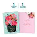 Load image into Gallery viewer, The cover and inside of Tree-Free’s Beautiful Wife card, along with the following text: “1 greeting card, 1 matching envelope”
