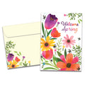 Load image into Gallery viewer, The cover of Tree-Free's Beauty and Blessings card, along with its matching envelope.