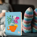Load image into Gallery viewer, Lifestyle image(s) featuring Tree-Free's Feel Better Tea card