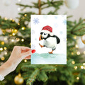 Load image into Gallery viewer, Lifestyle image(s) featuring Tree-Free's Puffin Dance card