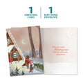 Load image into Gallery viewer, The cover and inside of Tree-Free’s Unforgettable Bears card, along with the following text: “1 greeting card, 1 matching envelope”