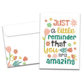 Load image into Gallery viewer, The cover of Tree-Free's Amazing Reminder Daughter card, along with its matching envelope.