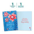 Load image into Gallery viewer, The cover and inside of Tree-Free’s Beautiful With You Wife card, along with the following text: “1 greeting card, 1 matching envelope”