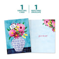 Load image into Gallery viewer, The cover and inside of Tree-Free’s Thanks a Bunch card, along with the following text: “1 greeting card, 1 matching envelope”