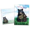 Load image into Gallery viewer, The cover of Tree-Free's Mama Bear Birthday card, along with its matching envelope.