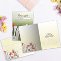 Load image into Gallery viewer, The inside of Tree-Free’s Gaggle Search card, with the cover and envelope in the background.