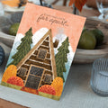 Load image into Gallery viewer, Lifestyle image(s) featuring Tree-Free’s Welcome Thanksgiving card