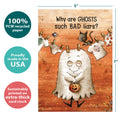 Load image into Gallery viewer, The cover of Tree-Free’s Faboolous card with lines demonstrating its 5x7 dimensions, along with the following text: “100% PCW recycled paper, proudly made in the USA, sustainably printed on extra-thick card stock”