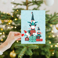 Load image into Gallery viewer, Lifestyle image(s) featuring Tree-Free's Gnomes Piled High card