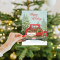 Load image into Gallery viewer, Lifestyle image(s) featuring Tree-Free’s Kringle Tree Farm card