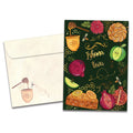 Load image into Gallery viewer, The cover of Tree-Free's Shana Tova card, along with its matching envelope.