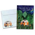 Load image into Gallery viewer, The cover of Tree-Free's All the Stars card, along with its matching envelope.