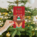 Load image into Gallery viewer, Merry Bright Reindeer Single Money Holder Card