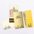 Load image into Gallery viewer, Seven Candles on Tan Single Money Holder Card