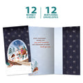 Load image into Gallery viewer, Sweet Snowglobe Money Holder Card 12 Pack