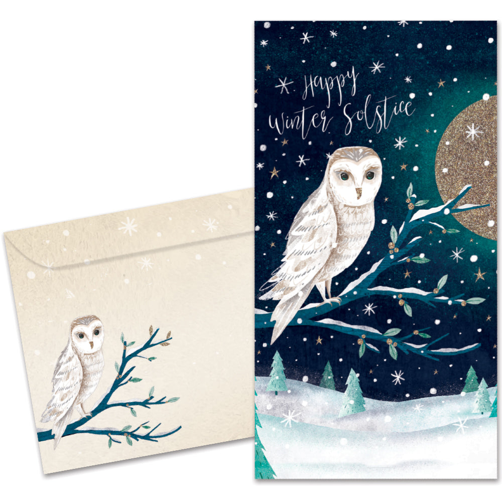 Solstice Owl Money Holder Card 12 Pack