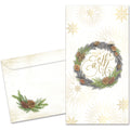 Load image into Gallery viewer, Winter Pine Wreath Money Holder Card 12 Pack