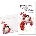 Load image into Gallery viewer, Peace in the World Money Holder Card 12 Pack
