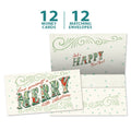 Load image into Gallery viewer, Merry Little Christmas Drawn Money Holder Card 12 Pack
