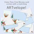 Load image into Gallery viewer, Merry Magic Money Holder Card 12 Pack