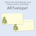 Load image into Gallery viewer, Navidad Tree Money Holder Card 12 Pack