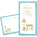 Load image into Gallery viewer, The cover of Tree-Free's In His Sight card, along with its matching envelope.