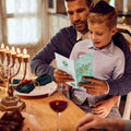 Load image into Gallery viewer, Lifestyle image(s) featuring Tree-Free’s Floral Menorah card