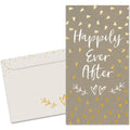 Load image into Gallery viewer, The cover of Tree-Free's Happily After Today card, along with its matching envelope.