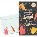Load image into Gallery viewer, The cover of Tree-Free's Might Knead Dough card, along with its matching envelope.