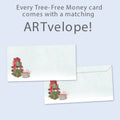 Load image into Gallery viewer, Kringle Tree Farm Money Holder Card 2 Pack