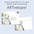 Load image into Gallery viewer, The envelope for Tree-Free’s Beautiful Days card, along with the following text: “Every Tree-Free 5x7 card comes with a matching ARTvelope!”