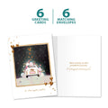 Load image into Gallery viewer, The cover and inside of Tree-Free’s Wonderful Journey card, along with the following text: “6 greeting cards, 6 matching envelopes”