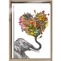 Load image into Gallery viewer, Love Elephant All Occasion 4x6 Bamboo Box Notecard Sets

