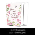 Load image into Gallery viewer, Simple Thoughts Sympathy 4x6 Bamboo Box Notecard Sets
