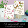Load image into Gallery viewer, Bird Themed Sympathy 4x6 Blank Notecard Assortment
