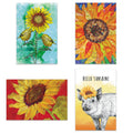Load image into Gallery viewer, Sunflowers All Occasion 4x6 Blank Notecard Assortment