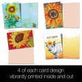 Load image into Gallery viewer, Sunflowers All Occasion 4x6 Blank Notecard Assortment