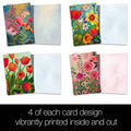 Load image into Gallery viewer, Vibrant Florals 4x6 Blank Notecard Assortment
