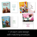 Load image into Gallery viewer, Lucia Heffernan Animal Humor Birthday 8 pack