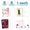 Load image into Gallery viewer, Floral Thank You 8 Pack