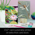 Load image into Gallery viewer, Bird and Dragonfly Garden Sympathy 8 Pack