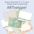 Load image into Gallery viewer, Trees and Floral Nature Sympathy 8 Pack