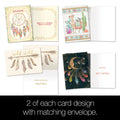 Load image into Gallery viewer, Mind, Body, Soul Birthday Card Assorted 16 pack