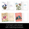 Load image into Gallery viewer, Birds of a Whimsical Feather All Occasion Card Assorted 16 pack