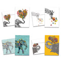 Load image into Gallery viewer, Vibrant Elephant and Giraffe Variety, Thinking of You, Birthday