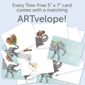 Load image into Gallery viewer, Vibrant Elephant and Giraffe Variety, Thinking of You, Birthday
