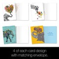 Load image into Gallery viewer, Vibrant Elephant and Giraffe Variety, Thinking of You, Birthday