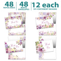 Load image into Gallery viewer, Purple Floral Wedding (TA61314) 48 Pack